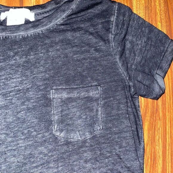 4 for $50 🎃 Planet Gold Distressed Look Black Tunic Tee Womens Size Small - Picture 2 of 7